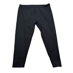 Cuddl Duds X Fleece Heavy Weight Thermal Leggings Mens 3XB Black Base Layer #927